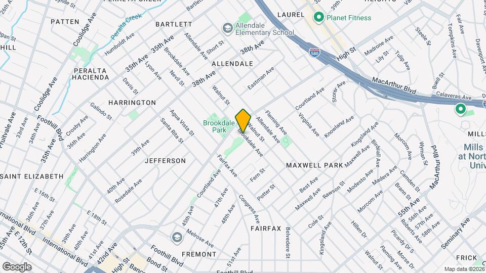 4343 Brookdale Ave Map and Location Details