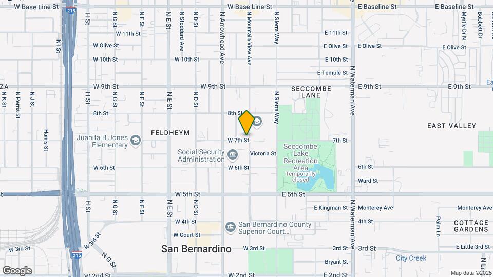 706 N Mountain View Av Mapa y Detalles de la Ubicación