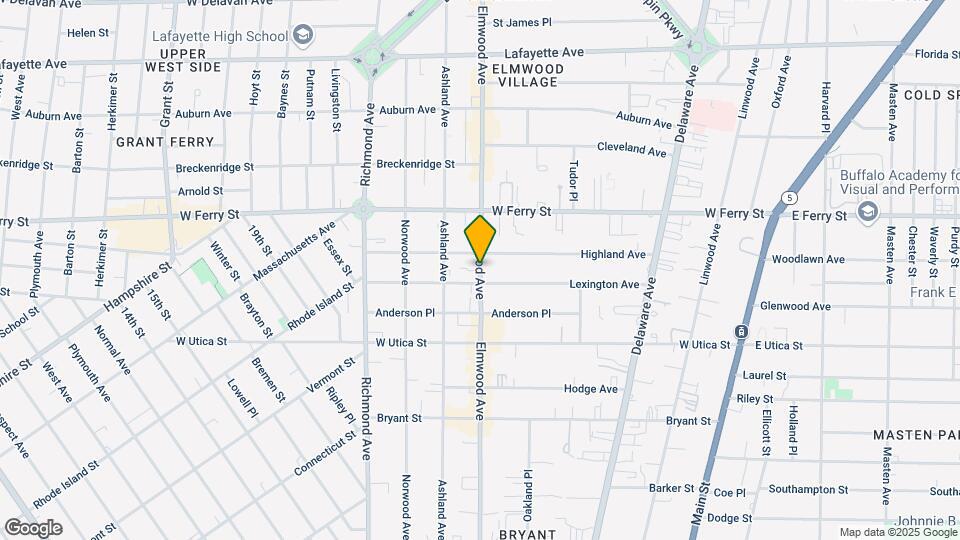 608 Elmwood Ave, Unit #211-C Mapa y Detalles de la Ubicación