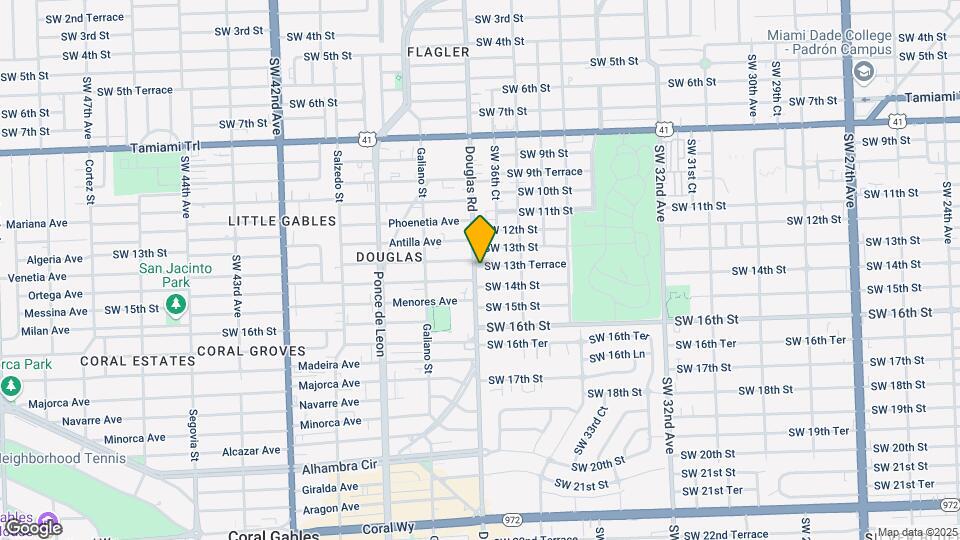 1345 SW 37th Ave Map and Location Details