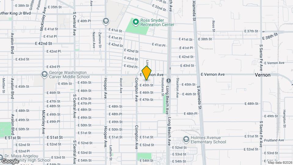 4432 1/2 Lima St Map and Location Details