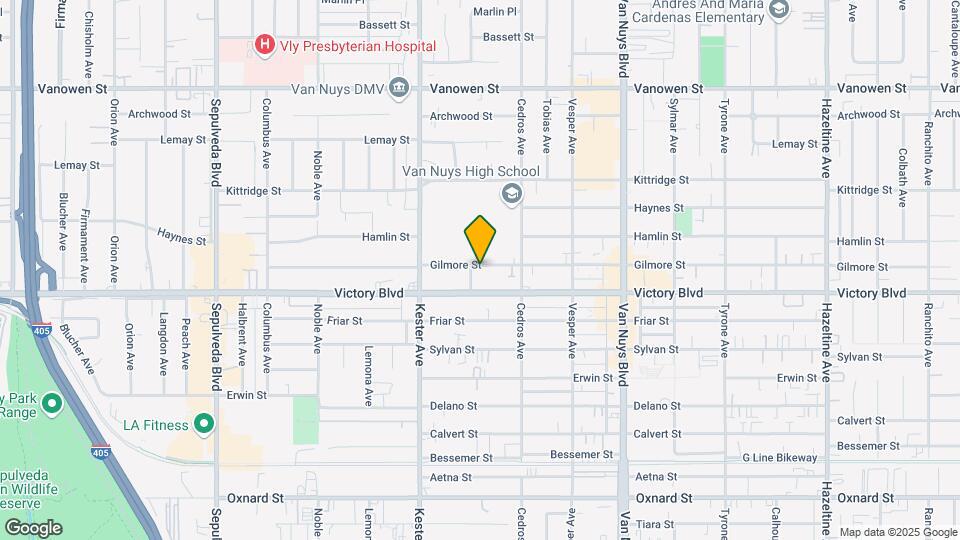 14754 Gilmore St Map and Location Details