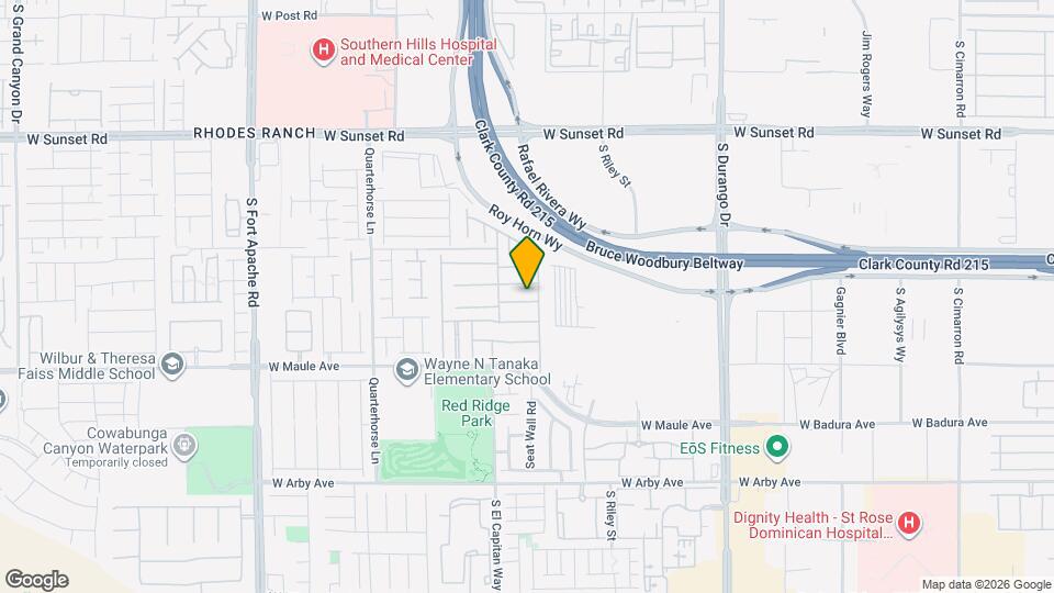 8924 Willow Break Ave Map and Location Details