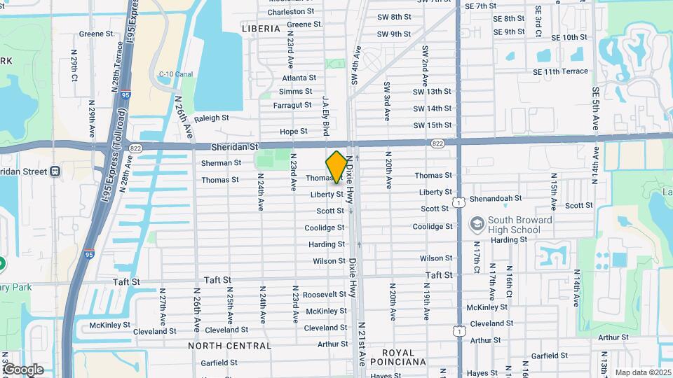 2117 Liberty St Map and Location Details