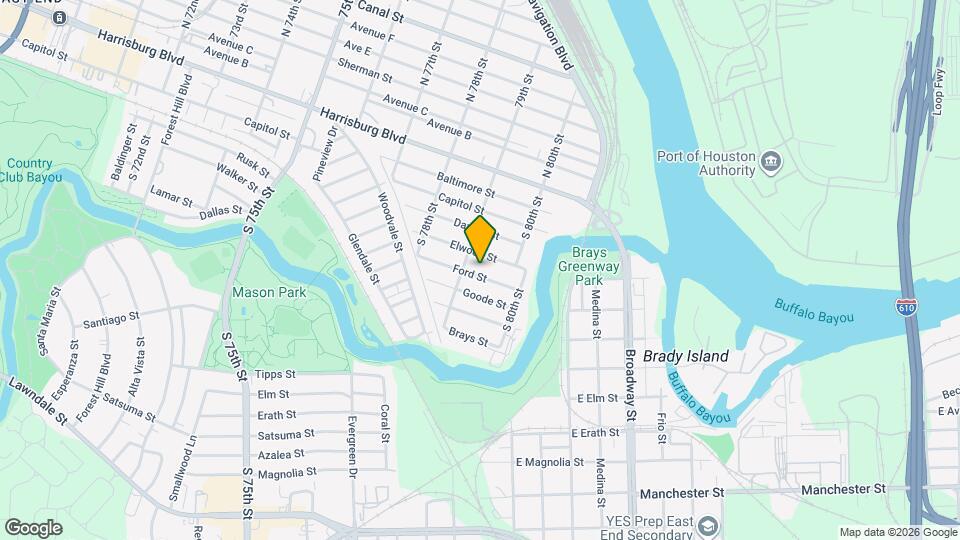 7909 Ford St, Unit 1 Mapa y Detalles de la Ubicación