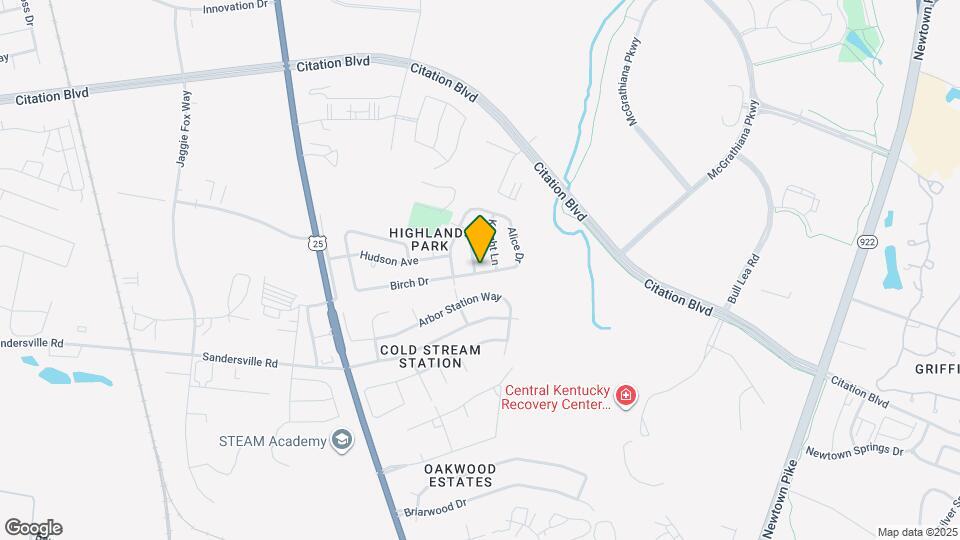 1121 Birch Dr Map and Location Details