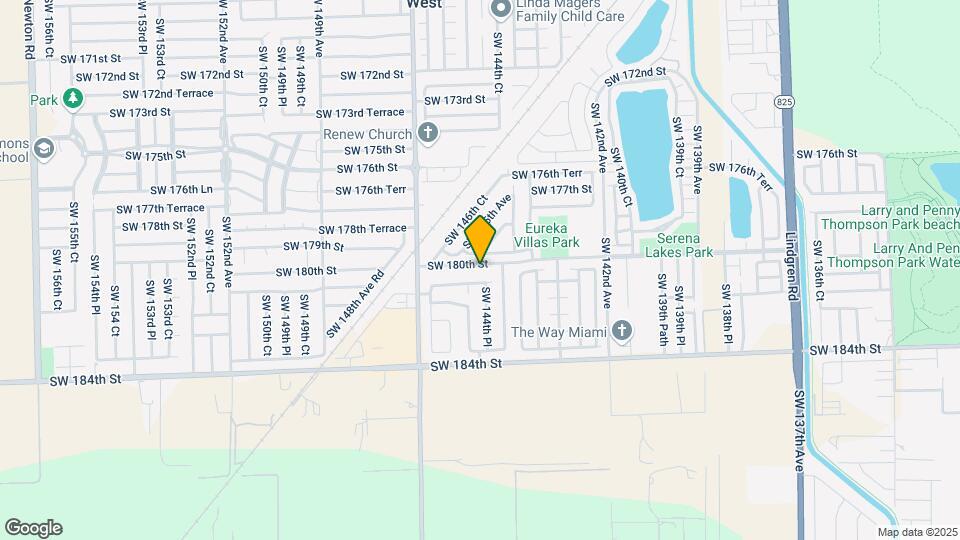 14460 SW 180th St Map and Location Details
