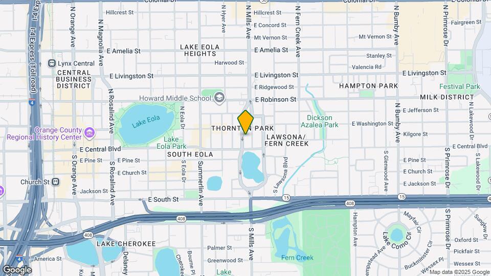 21 N Thornton Ave Map and Location Details