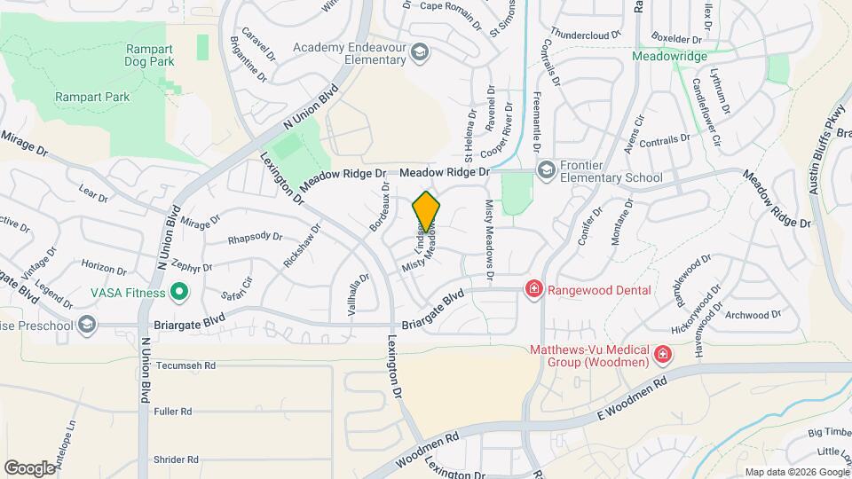 7805 Lindsey Dr Map and Location Details