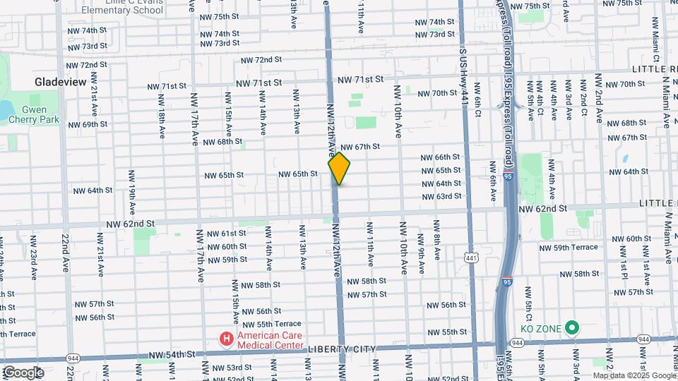 6331 NW 12th Ave Map and Location Details