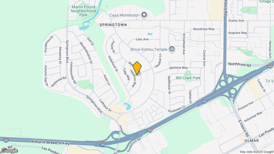 1241 Hibiscus Way Map and Location Details