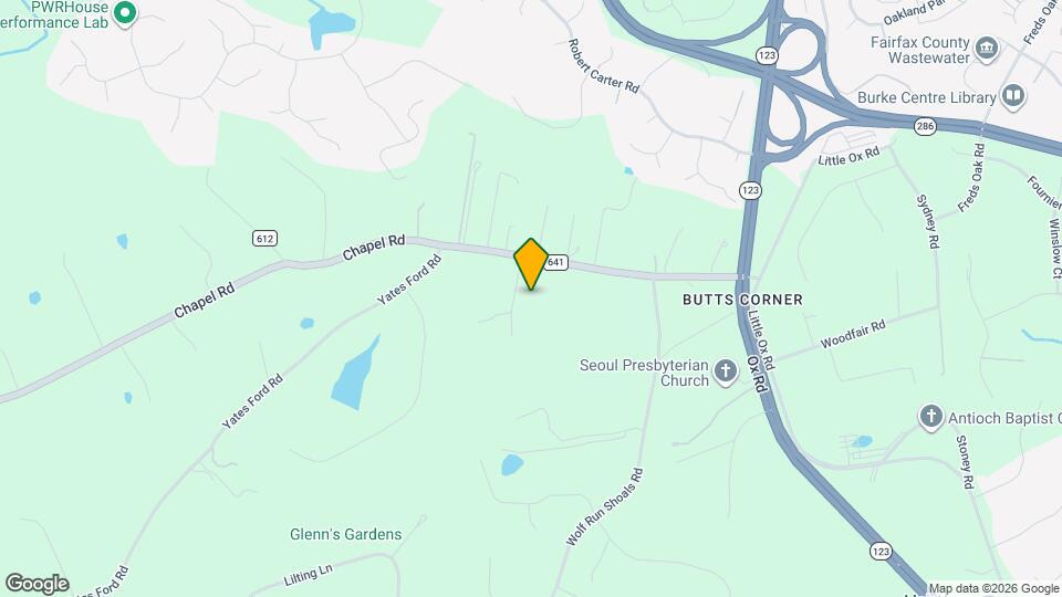 6401 Wolf Run Hunt Ct Mapa y Detalles de la Ubicación