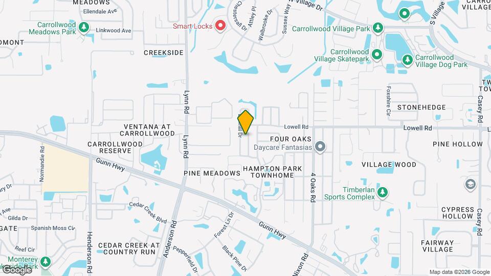 12718 Trowbridge Ln Mapa y Detalles de la Ubicación