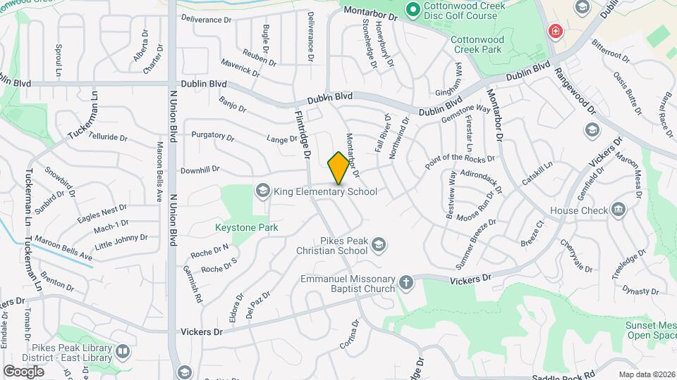 6156 Del Paz Dr Map and Location Details
