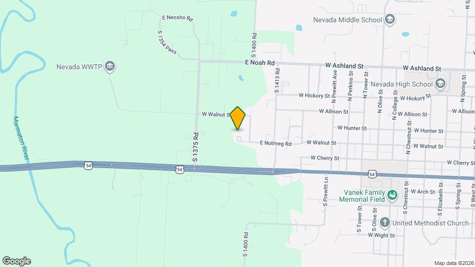 13950 E Nutmeg Rd Map and Location Details
