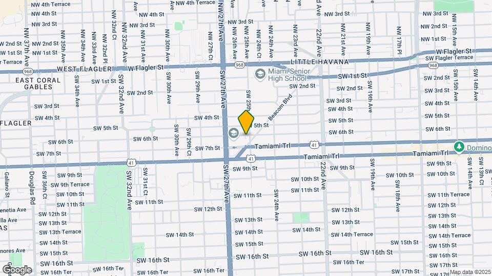 2500 SW 6th St, Unit 401 Map and Location Details