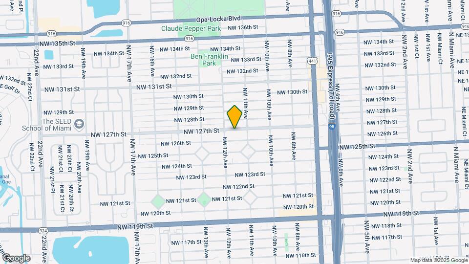 1152 NW 127th St Map and Location Details