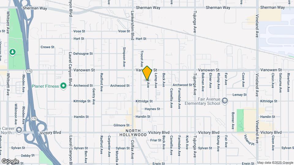 6707-6711 Irvine Ave Map and Location Details