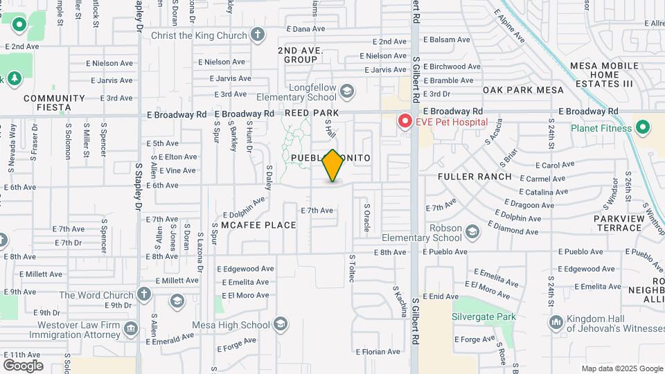 1756 E 6th Ave Map and Location Details