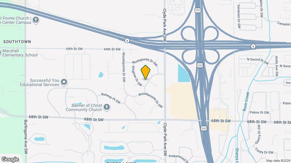 6593 Crownpointe Dr SW Map and Location Details