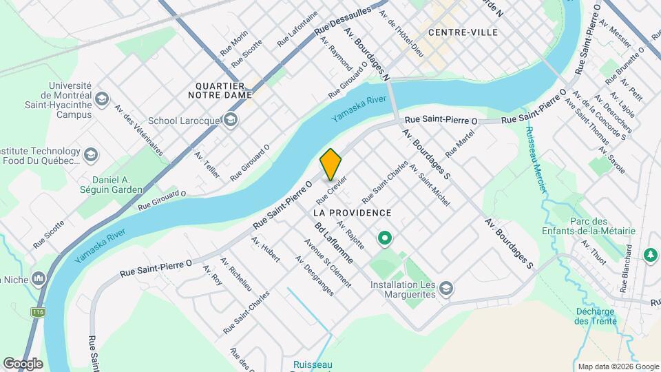 2560 Crevier Rue Map and Location Details