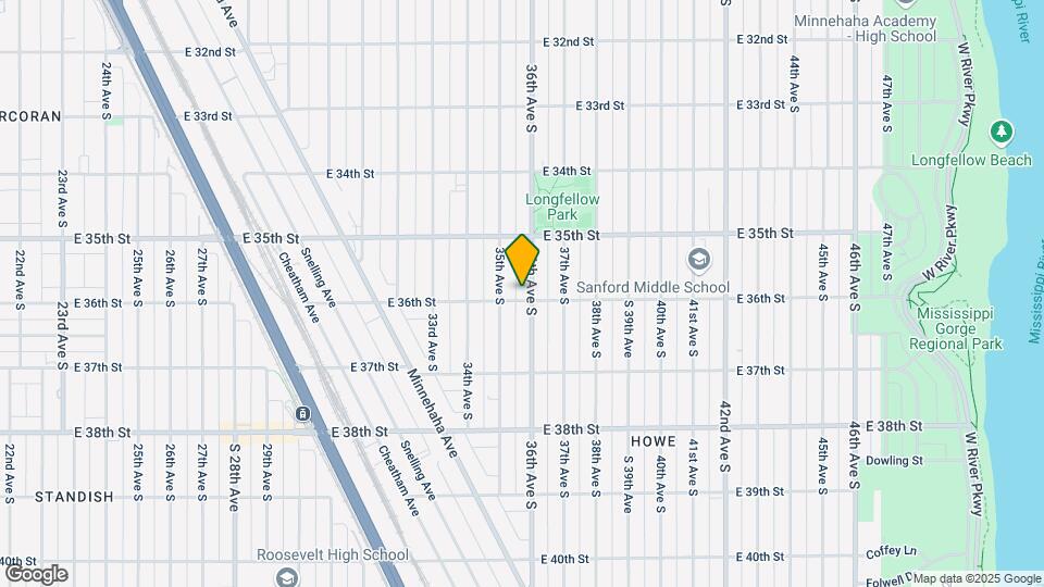 3552 36th Ave S Mapa y Detalles de la Ubicación