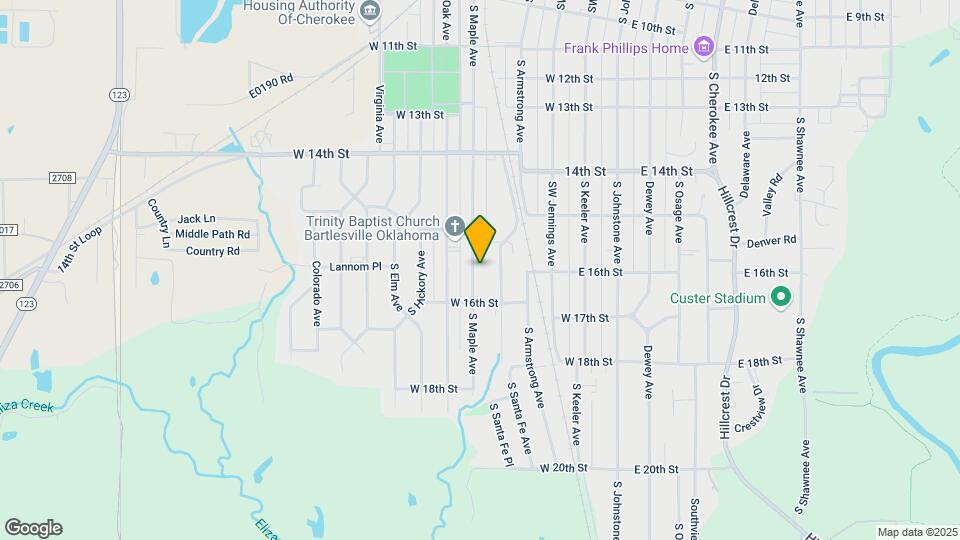 1532 S Maple Ave Map and Location Details