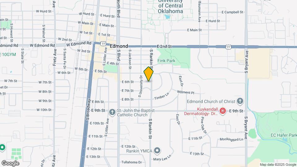 412 E 6th St Map and Location Details