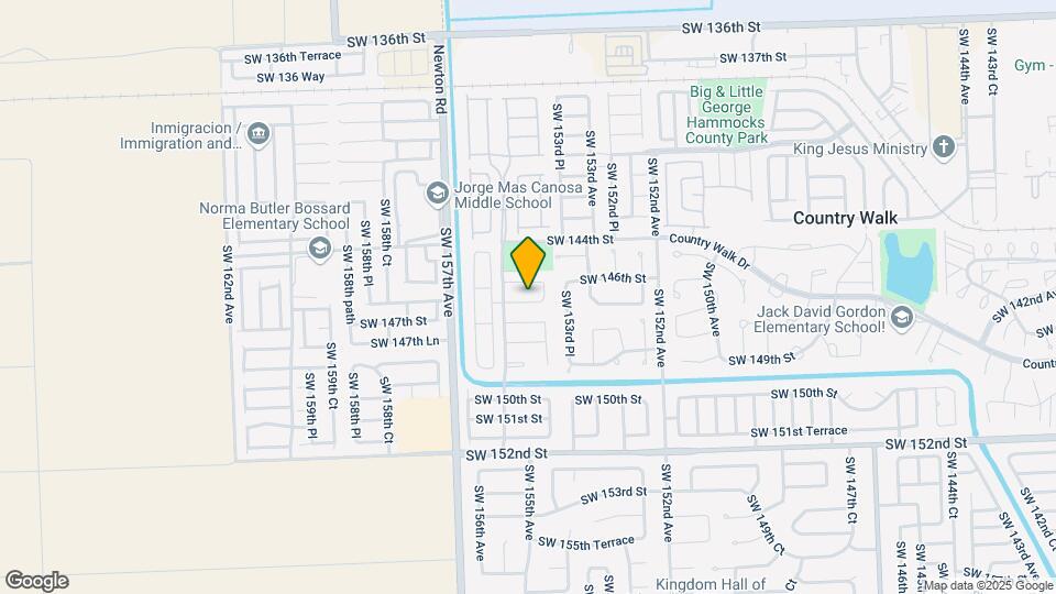 15451 SW 146th Terrace Map and Location Details
