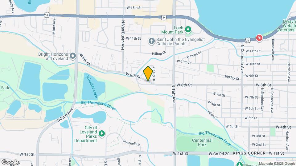 1714-1716 W 8th St Map and Location Details