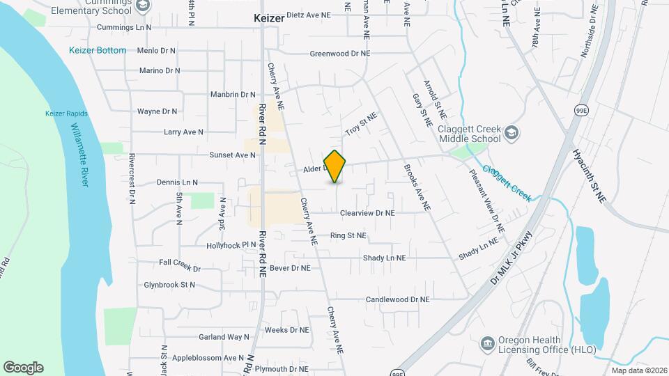 3921 Partridge Ln NE Map and Location Details