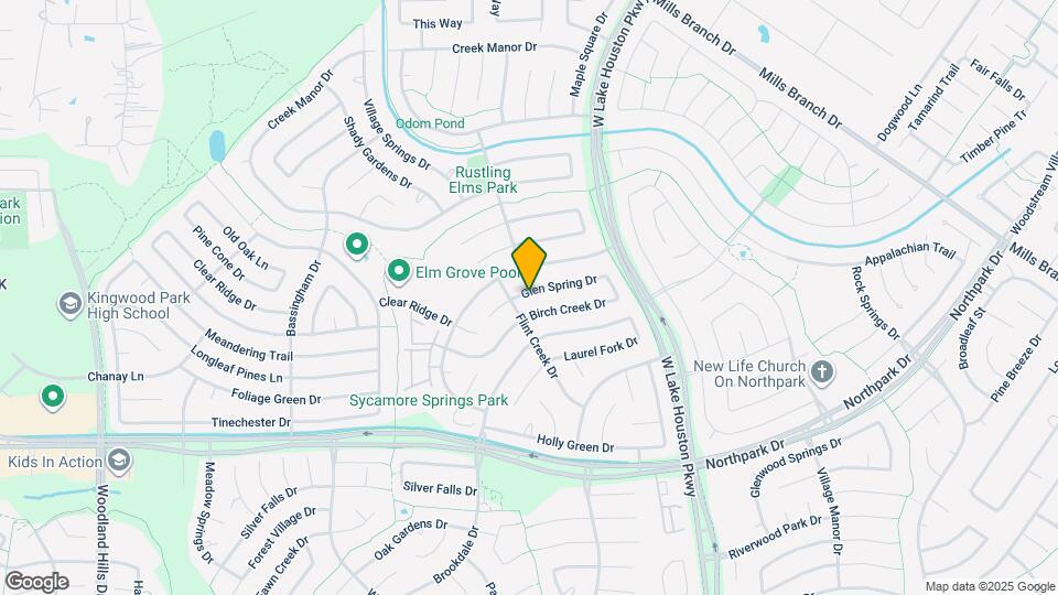 3114 Glen Spring Dr Map and Location Details