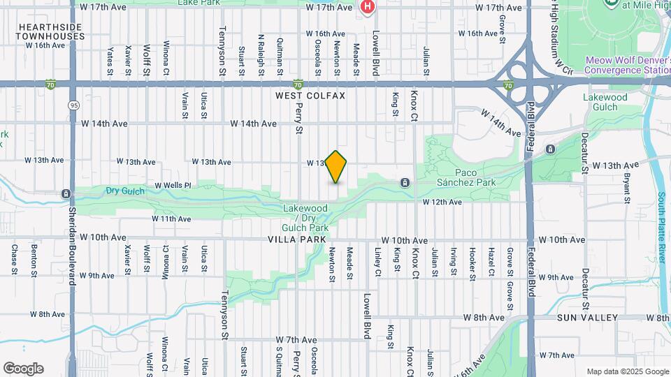 1231 Newton St Map and Location Details