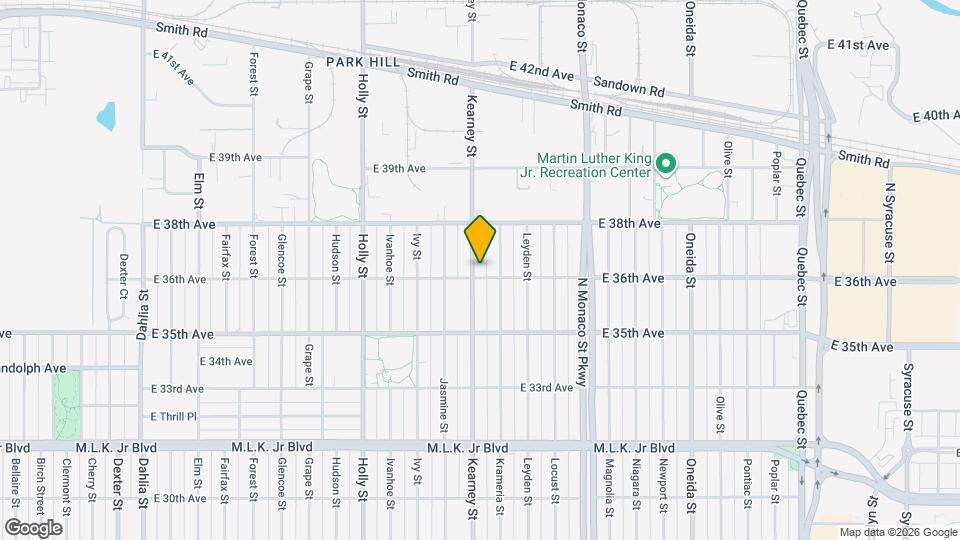 3610 Kearney St Map and Location Details