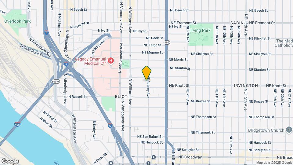 2735-2735 NE Rodney Ave Map and Location Details