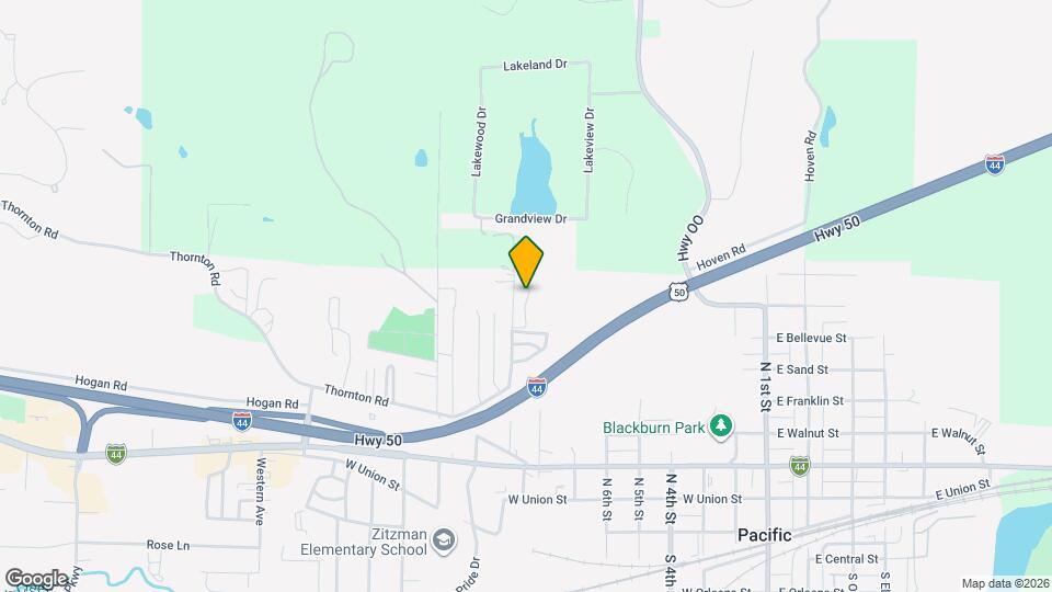 633 Palisades Dr, Unit 633 Map and Location Details