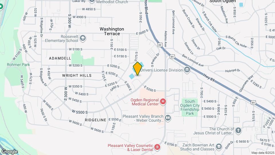 5410 S 350 E Map and Location Details