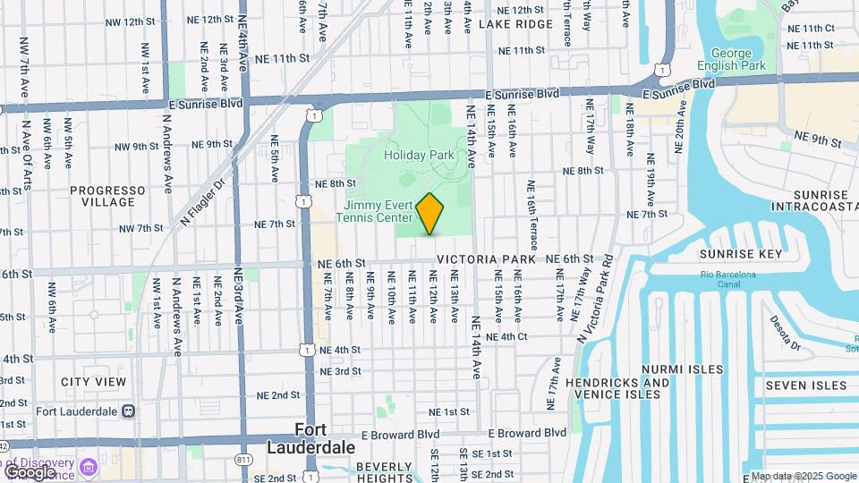 615 NE 12th Ave, Unit 107 Map and Location Details