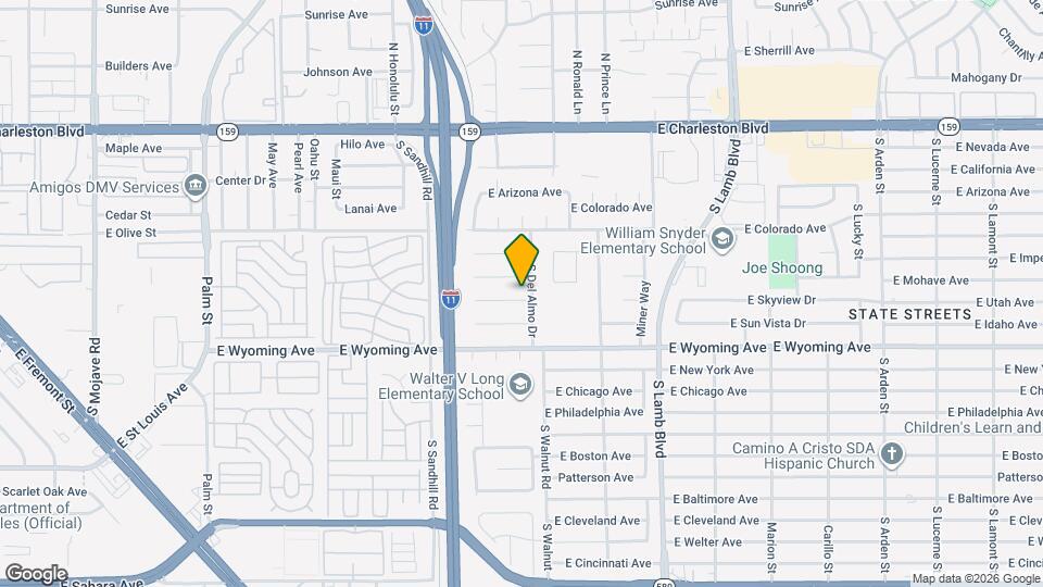 3960 Comb Ct Mapa y Detalles de la Ubicación