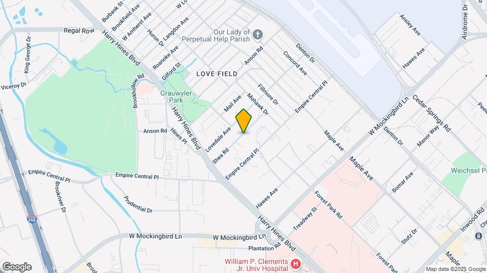2134 Shea Rd Mapa y Detalles de la Ubicación