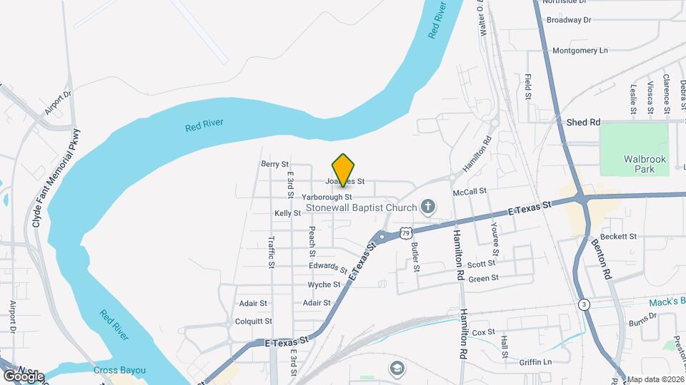 615 Yarborough St Map and Location Details