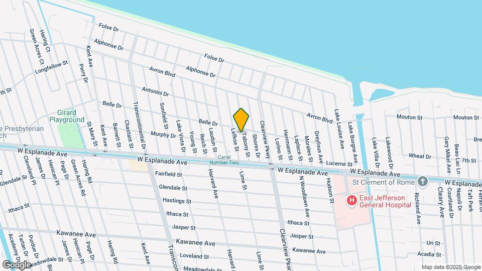 4528 Tabony St Map and Location Details