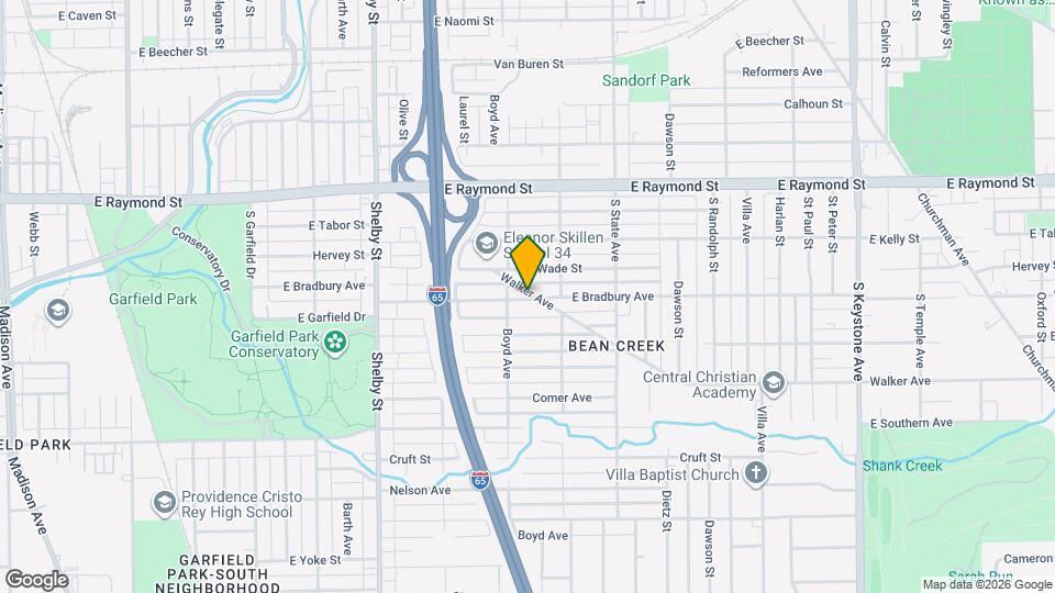 1518 E Bradbury Ave Map and Location Details