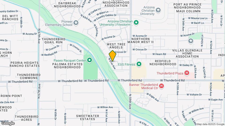 14033 N 61st Ave Map and Location Details