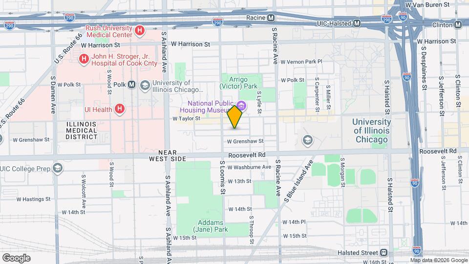 1355 W Fillmore St Mapa y Detalles de la Ubicación