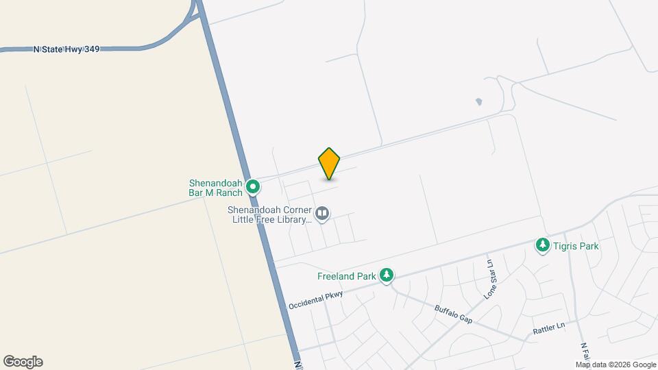 1325 Hogback Wy Map and Location Details