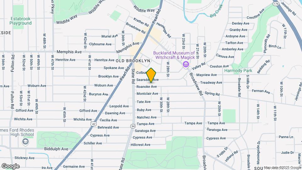 3200 Roanoke Ave Map and Location Details