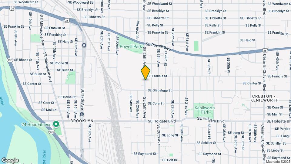 3890 SE 26th Ave Map and Location Details