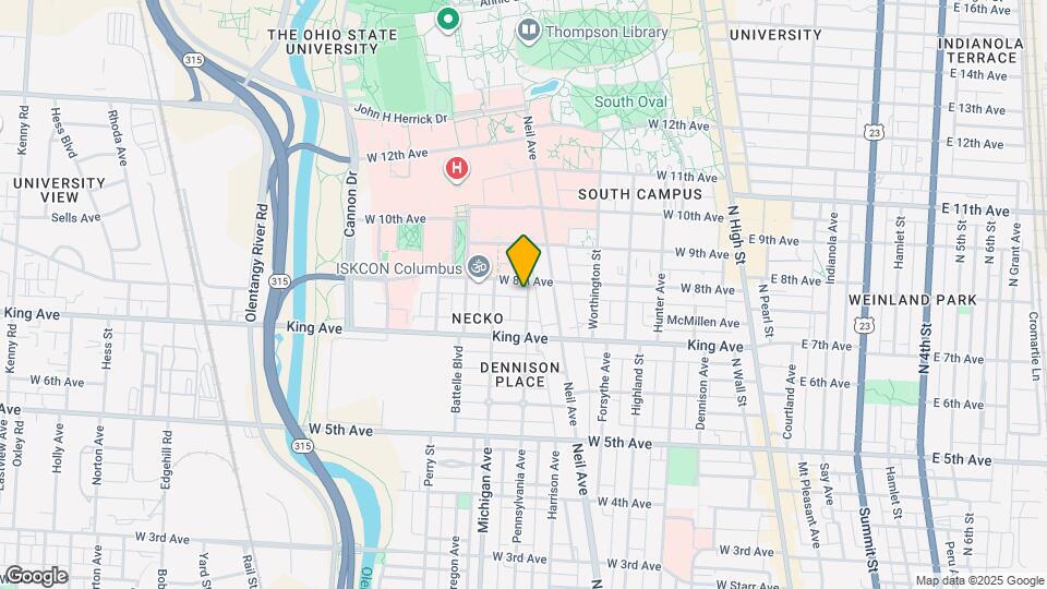 1495 Pennsylvania Ave Map and Location Details