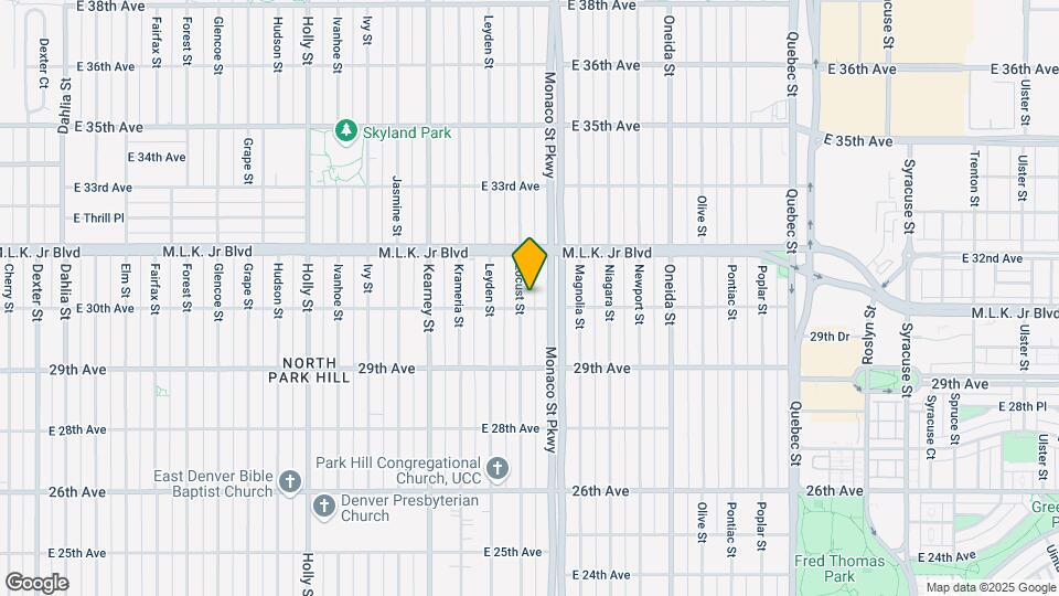 Move-in-ready Park Hill home with oversize Map and Location Details